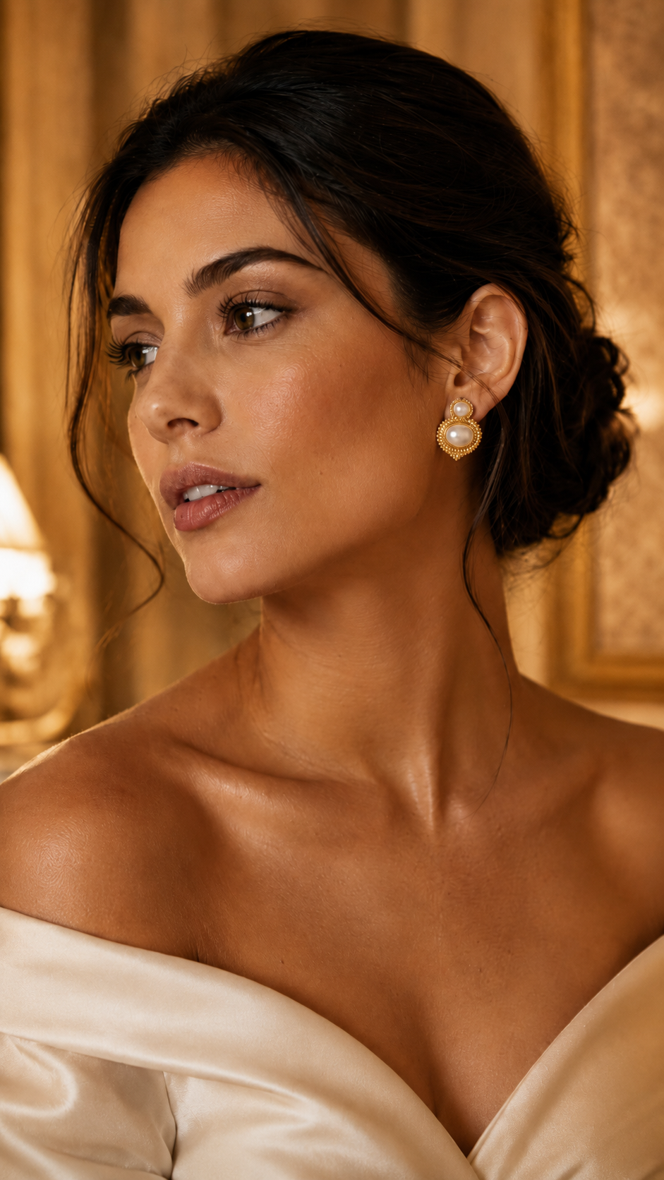 Blanche – Ohrringe im Vintage-Stil