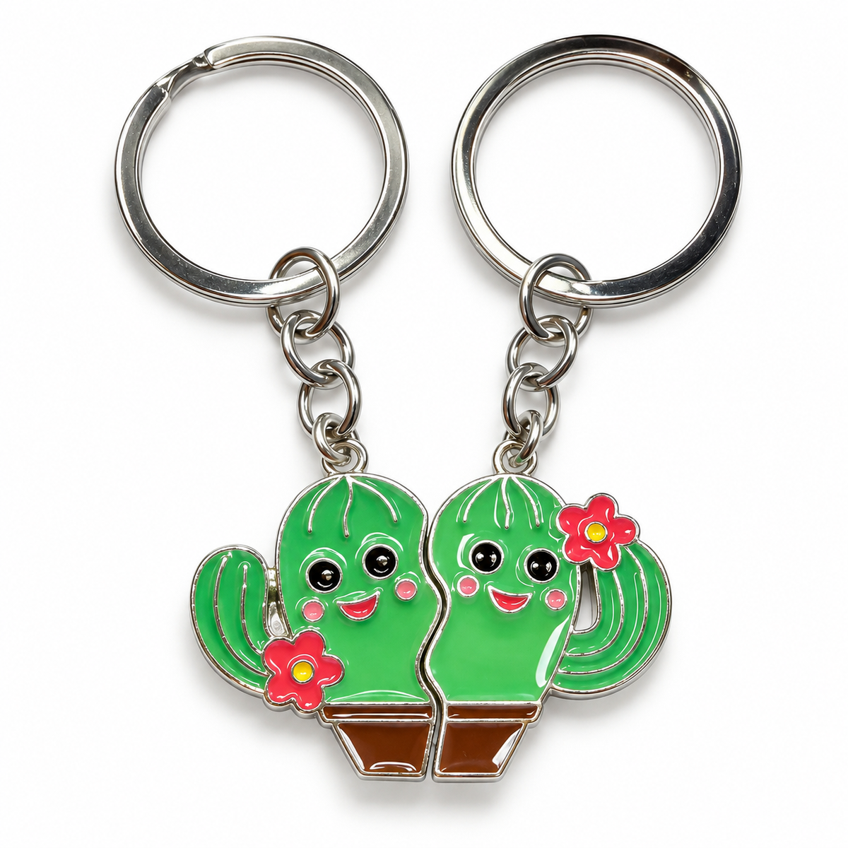 Cactus Friends – Schlüsselanhänger im 2er-Set – ursprüngliche Produktaufnahme