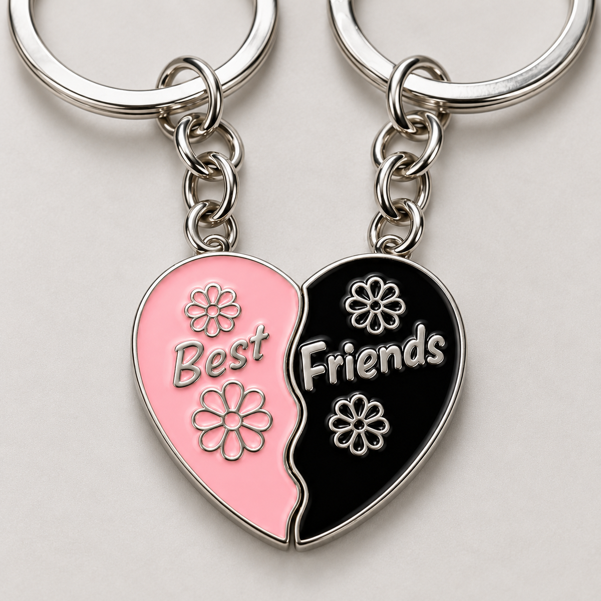 Best Friends – Schlüsselanhänger im 2er-Set – Detailansicht