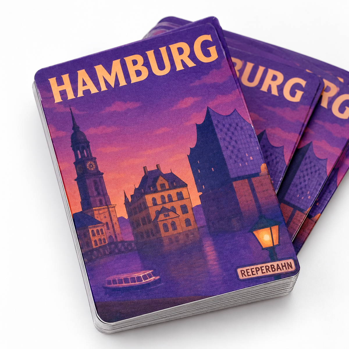 Hamburg Spielkarten – 54 Karten aus Kunststoff – Detailansicht